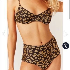 Solid & Striped Ginger Bikini Top - S